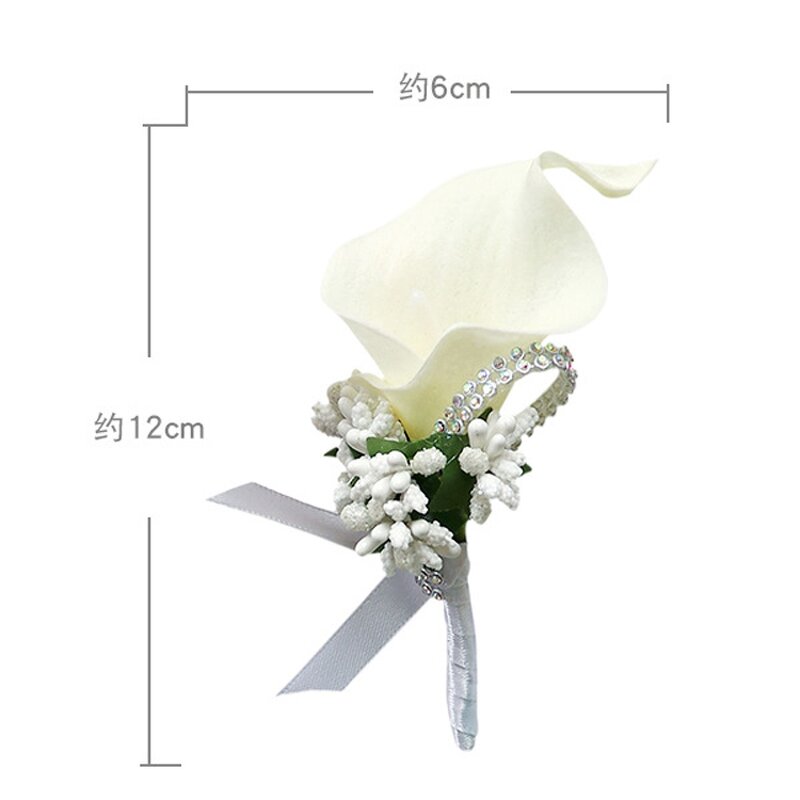 Lapel Pin Manufacturer - Fashion Groom Boutonniere Wholesale Wedding Corsage