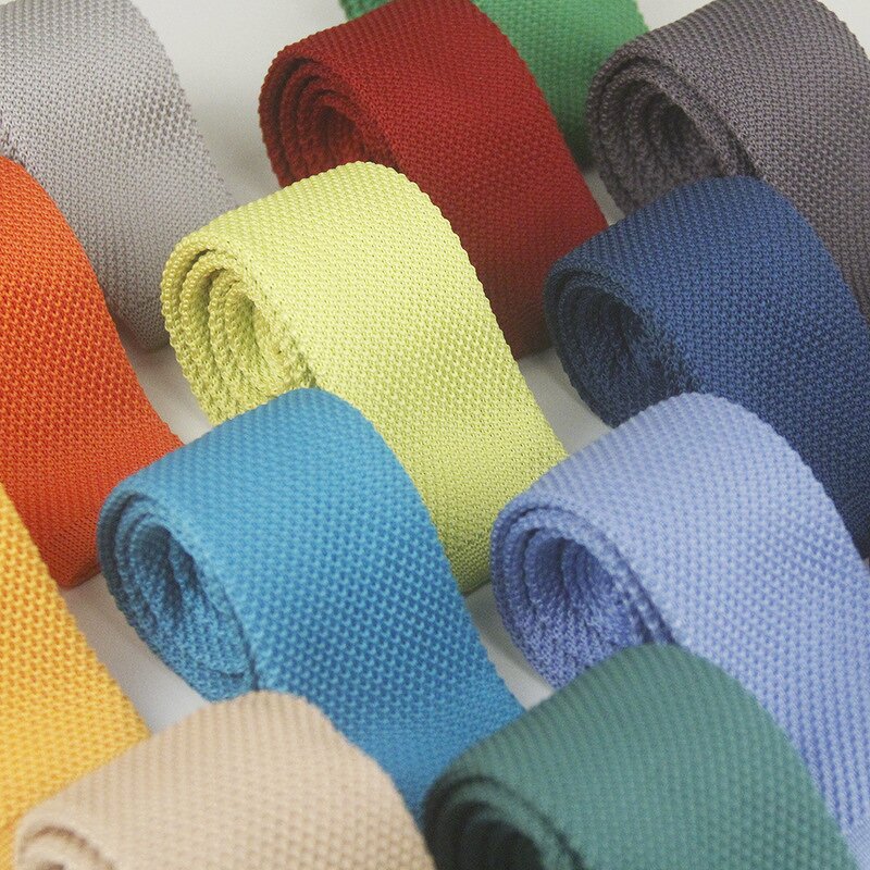 Knitted Tie Manufacturer - Hot Selling 5CM Solid Color Polyester for Men