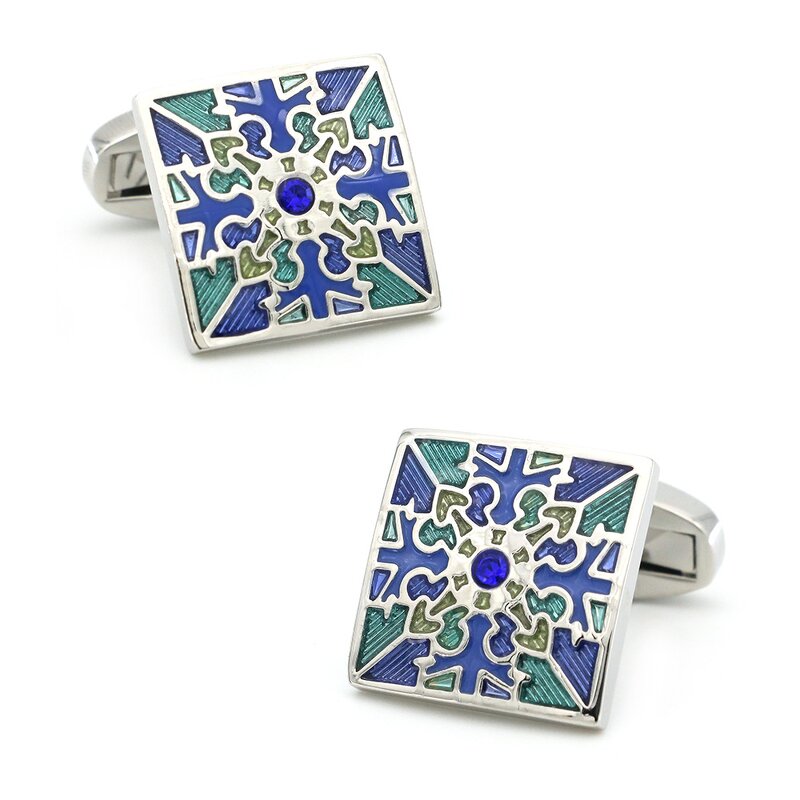 Cufflinks Manufacturer - Fashion French Metal Brass Enamel Business for Men