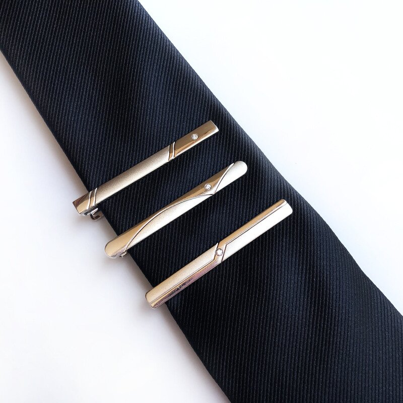 Tie Clip Set Manufacturer - Custom Pince Cravate Casual with Gift Box for Men