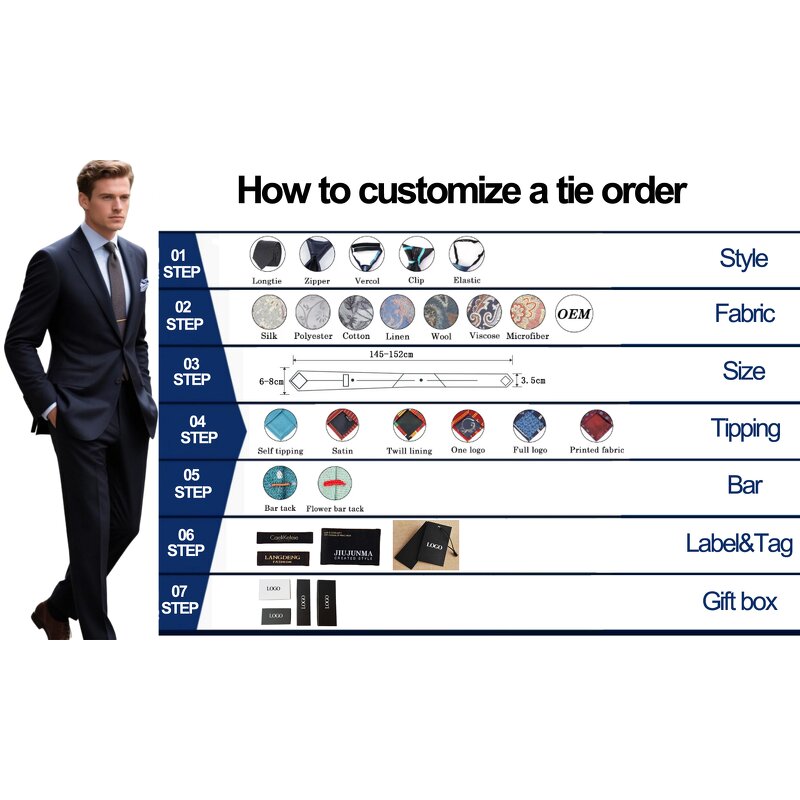 Cravate Homme Manufacturer - Casual Classic Paisley Silk Jacquard Italian