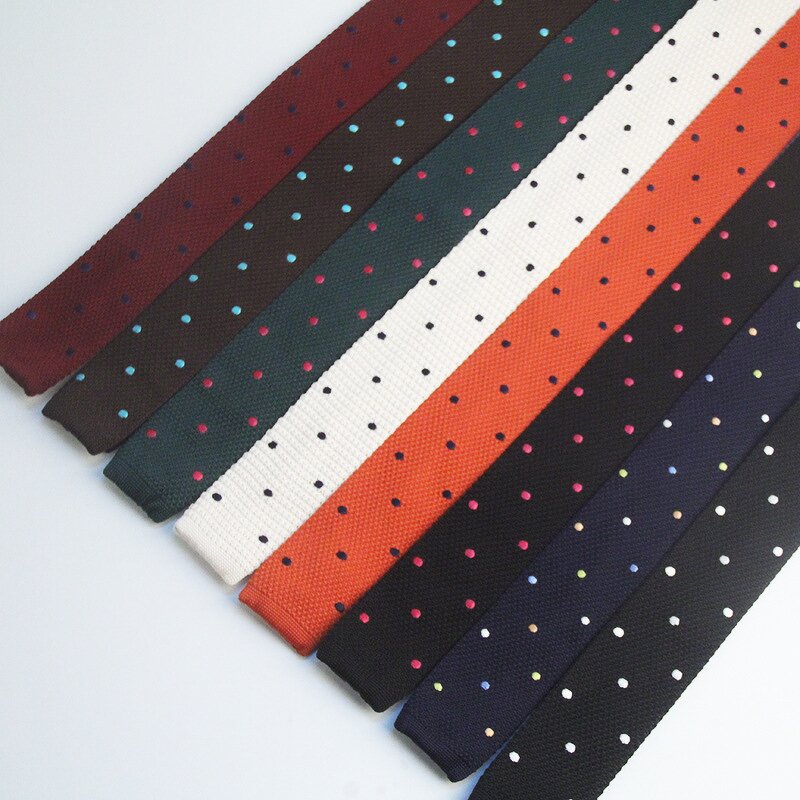 Knitted Neck Tie Manufacturer - Fashion Polyester Plain for Men