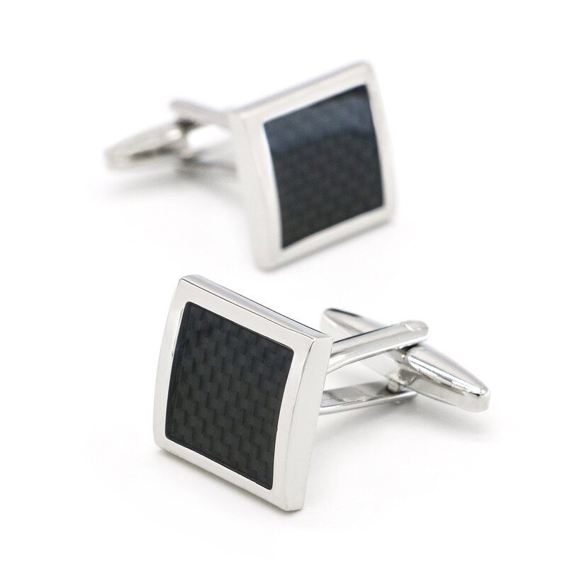 Cufflinks Manufacturer - Hot Selling Carbon Fibre Square Metal for Men