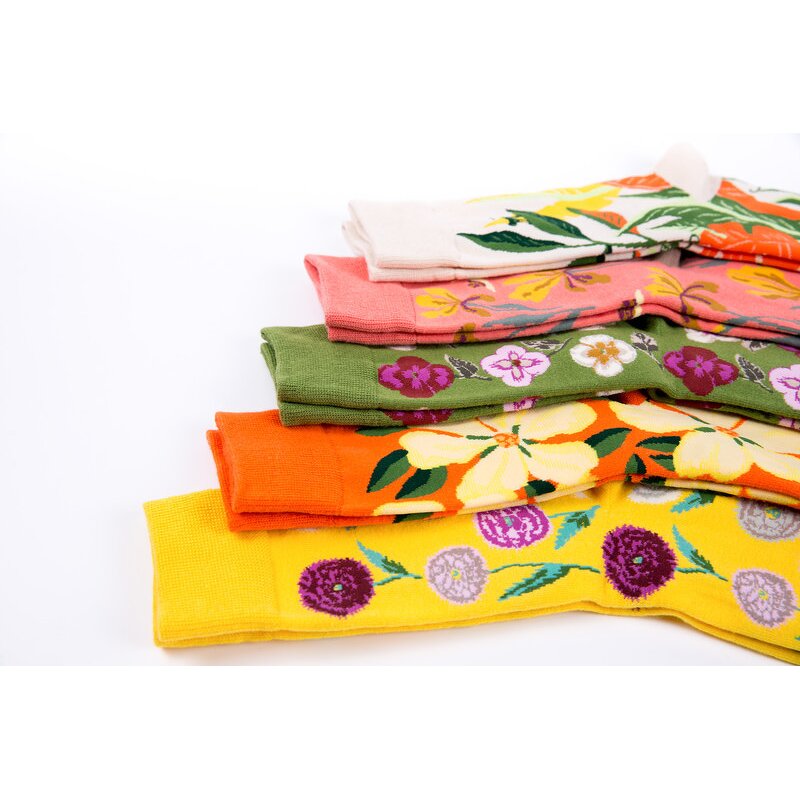 Socks Manufacturer - Custom Logo Cotton Novelty Fancy Tube Crew Happy Dress