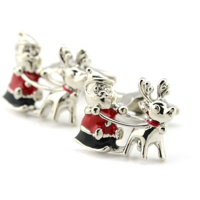 Christmas Cufflinks Manufacturer - Wholesale Funny Elk Deer for Men