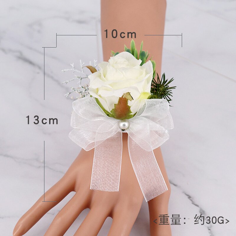 Brooches Manufacturer - Designer Flower Wrist Corsage Fashionable Groom Boutonniere