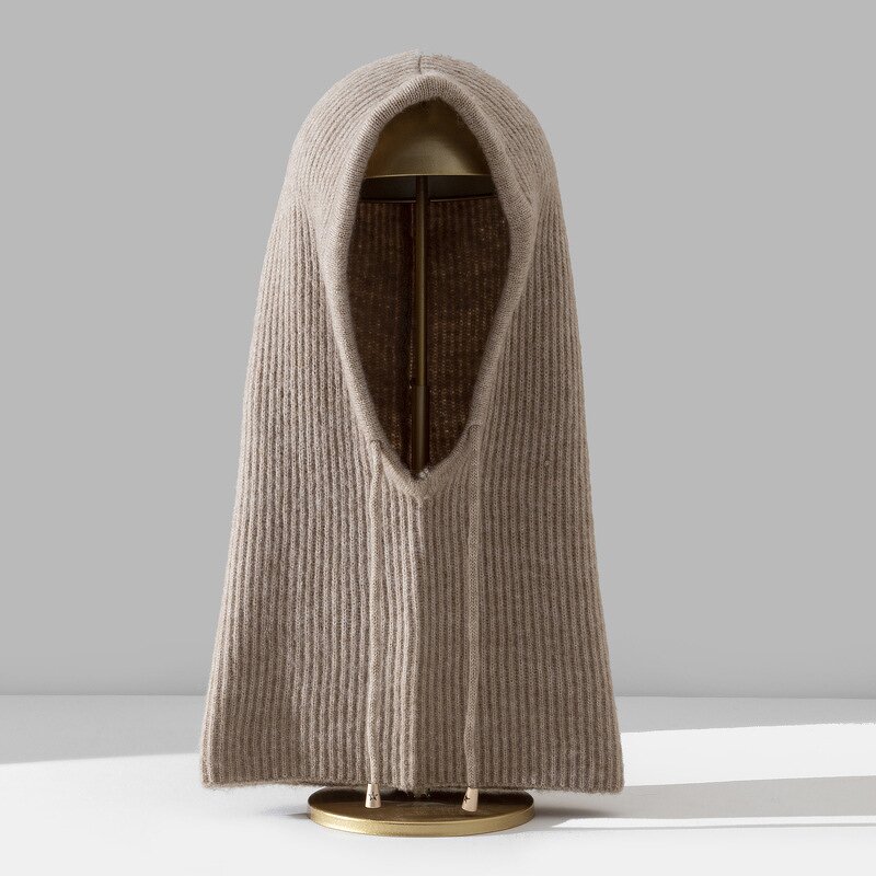 Winter Hat Manufacturer - Korean Version Pullover Knit Balaclava for Women