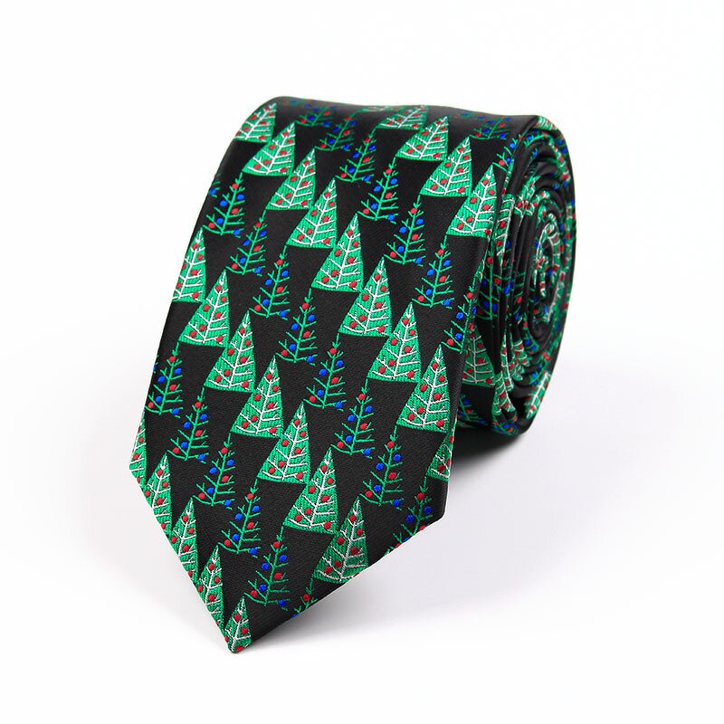 Christmas Necktie Manufacturer - Wholesale 100% Polyester Jacquard