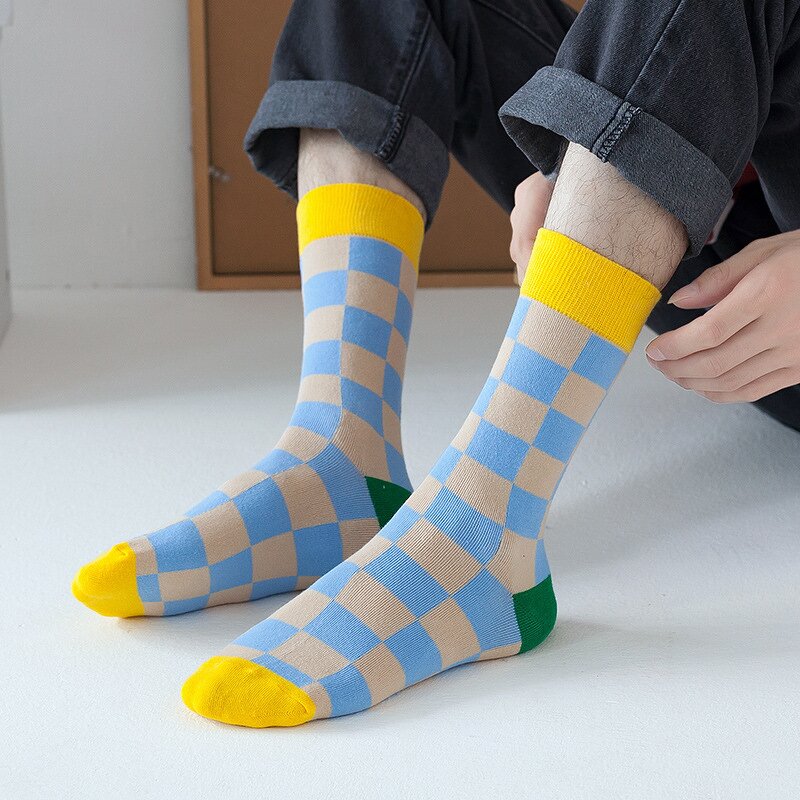 Socks Manufacturer - Mens High Quality Business Dress Custom Logo Knee-Length