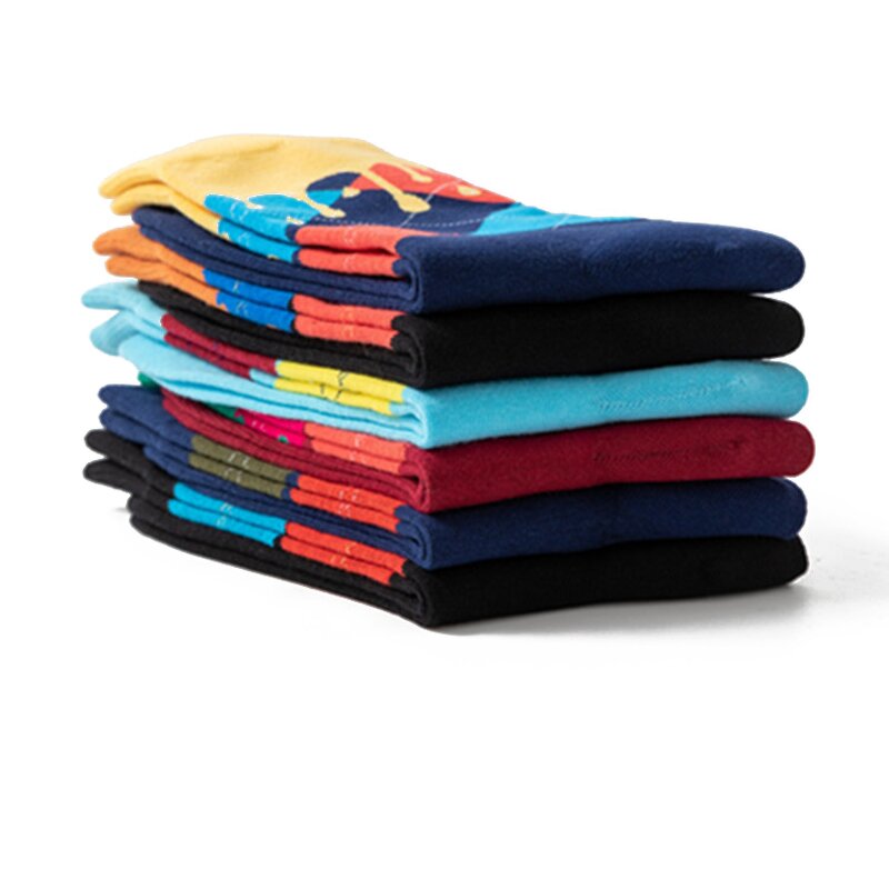 Socks Manufacturer - Custom Combed Cotton Yarn Unisex Diamond Check