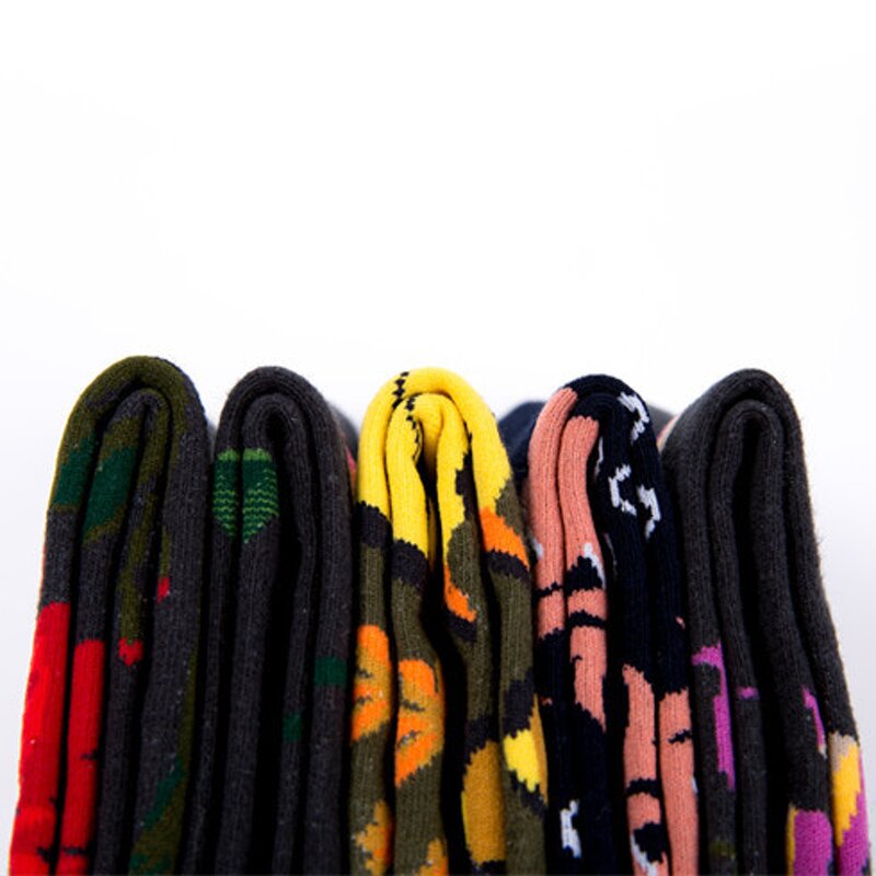 Socks Manufacturer - Unisex Novelty Custom Logo Packaging Different Kinds Colorful