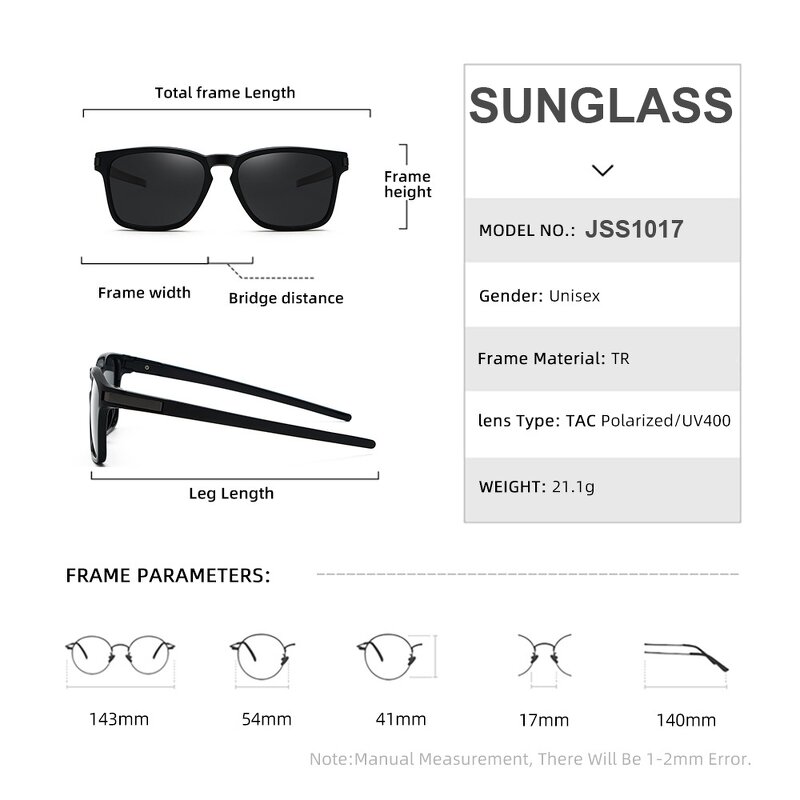 Sunglasses Manufacturer - Men Women TR90 Polarized UV400 Protection Spectacle