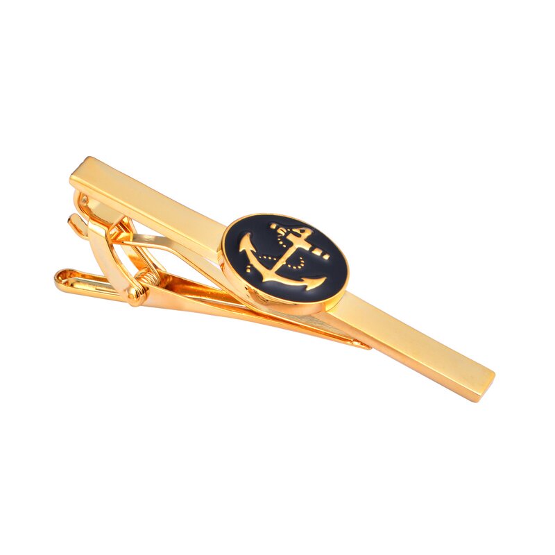 Tie Pin Cuff Links Set Manufacturer - Custom Gold Blank Engraved Enamel Logo