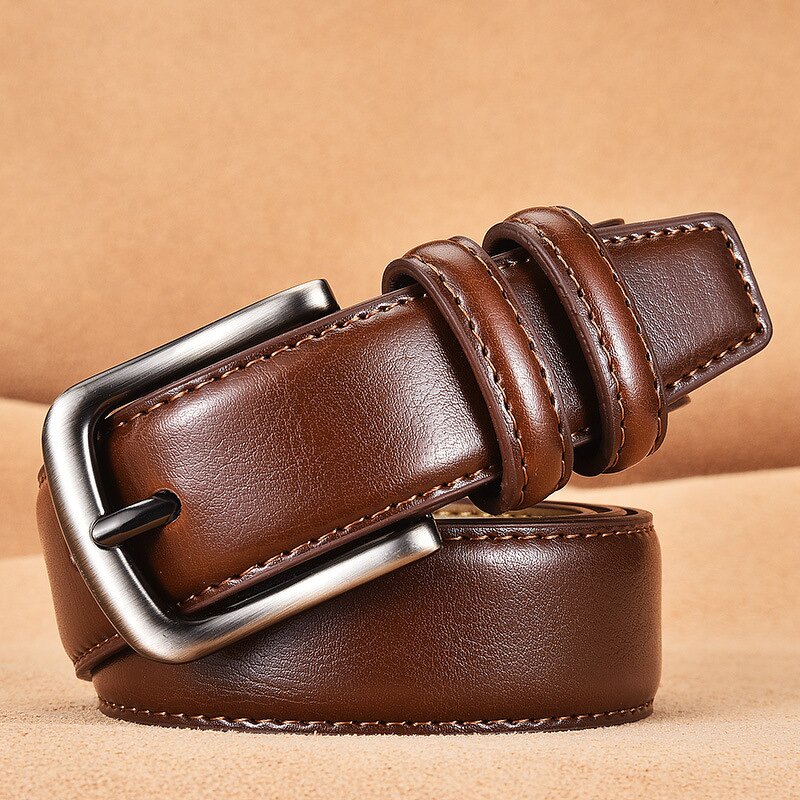 Belt Manufacturer - Wholesale Casual Adjustable Alloy Buckle 100% Genuine Leather