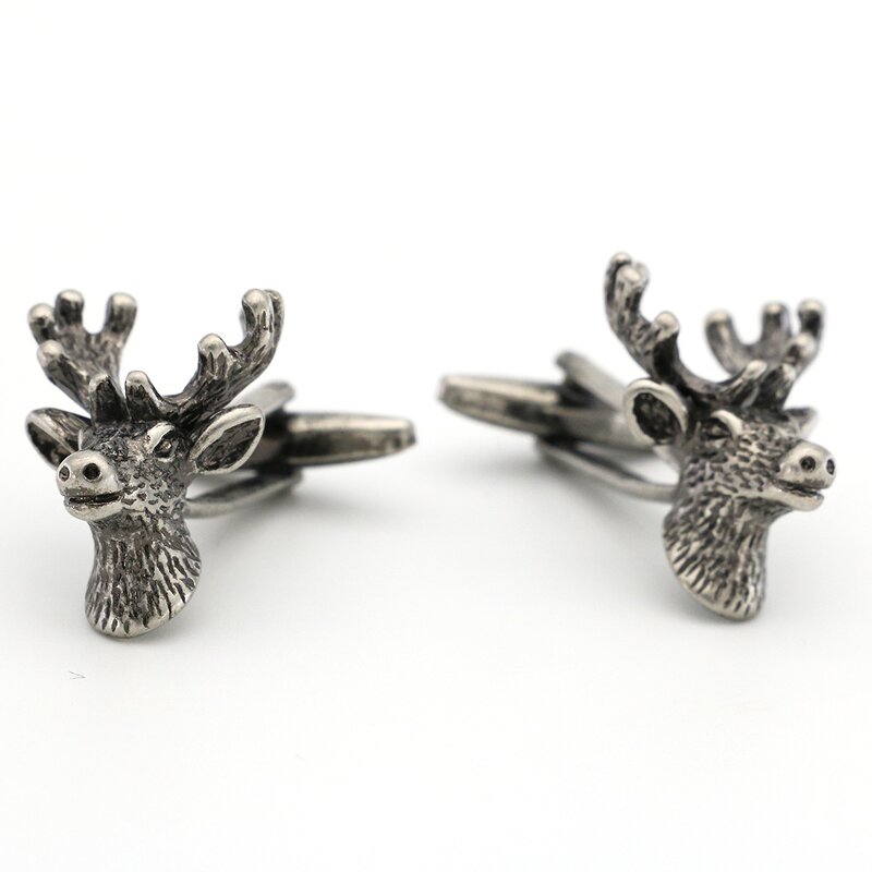 Christmas Cufflinks Manufacturer - Wholesale Funny Elk Deer for Men