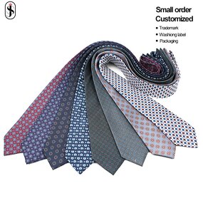 Silk Neck Tie Manufacturer - High Quality Natural Blue Print Wholesale