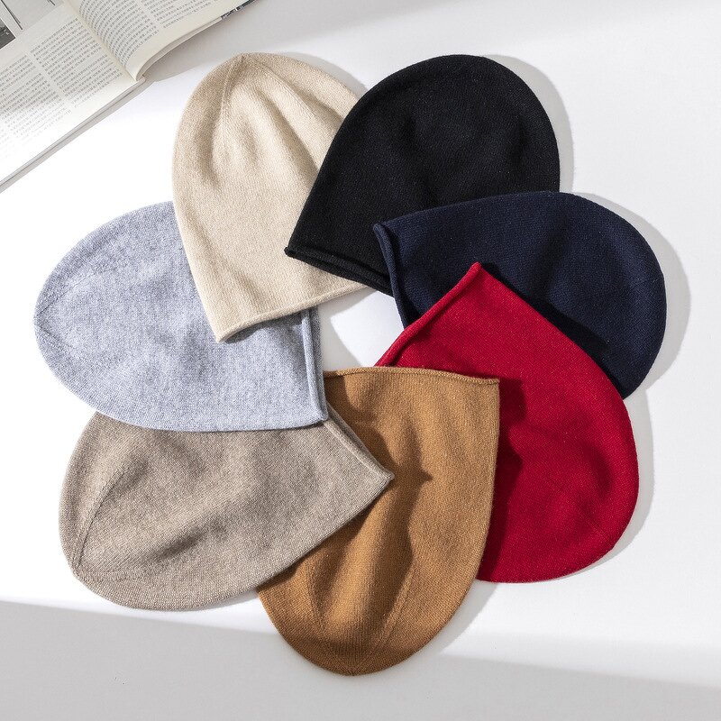 Winter Hat Manufacturer - Customized 100% Seamless Wool Beanie for Men Women