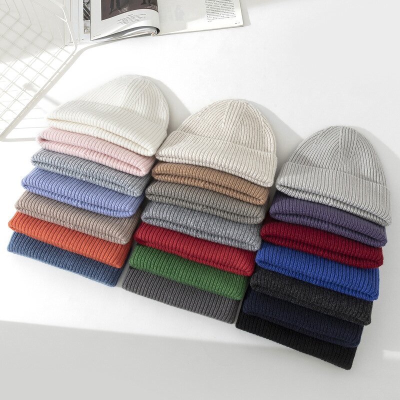 Winter Hat Manufacturer - Wholesale Autumn Winter 100% Wool Knitted Beanies