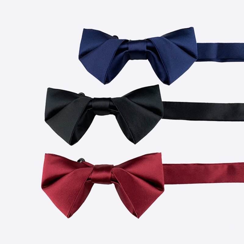 Bow Ties Manufacturer - Custom Self Tie Classic Polyester Plain for Kids Men
