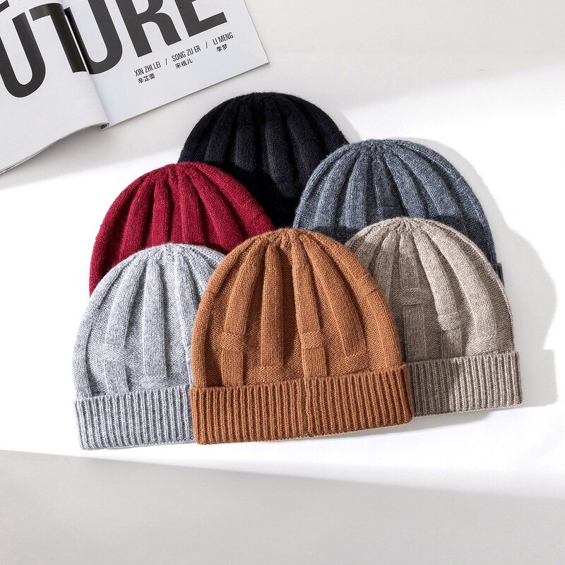 Winter Hat Manufacturer - Custom Thick Warm Wool Beanie for Men Women