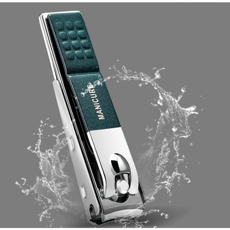 Nail Clipper Kit Factory - Atrovirens Green Splash-Proof