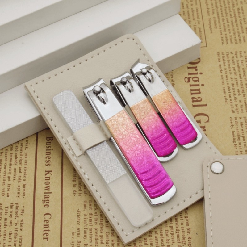 Nail Care Tools Factory - Factory 3PCS Pink Kits