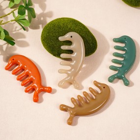 Body Massager Supplier - Resin Dolphin Comb Portable