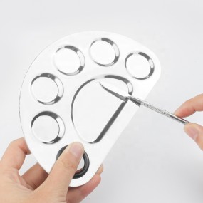 Pigment Tray Supplier - Manicure Stainless Steel Cosmetic