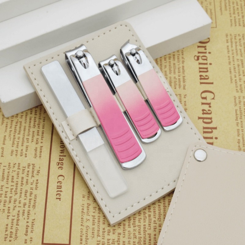 Nail Care Tools Factory - Factory 3PCS Pink Kits