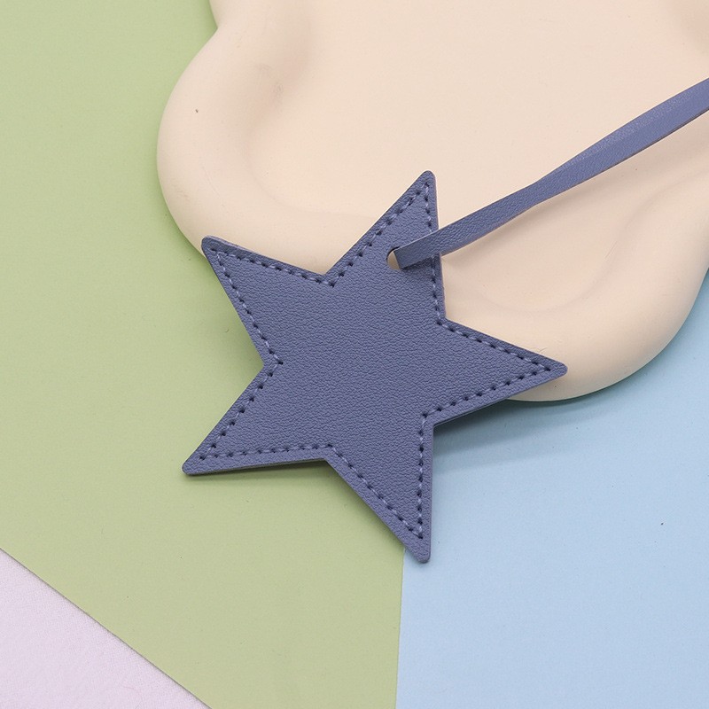 Keychain Manufacturer - Wholesale PU Leather Star