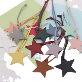 Keychain Manufacturer - Wholesale PU Leather Star