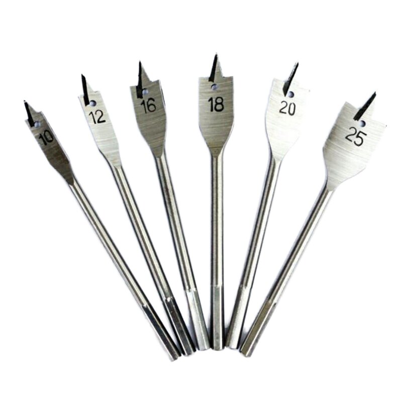 Wood Drill Bit Manufacturer - 6mm Self-Feed with Flat Spade for Woodworking and Drilling