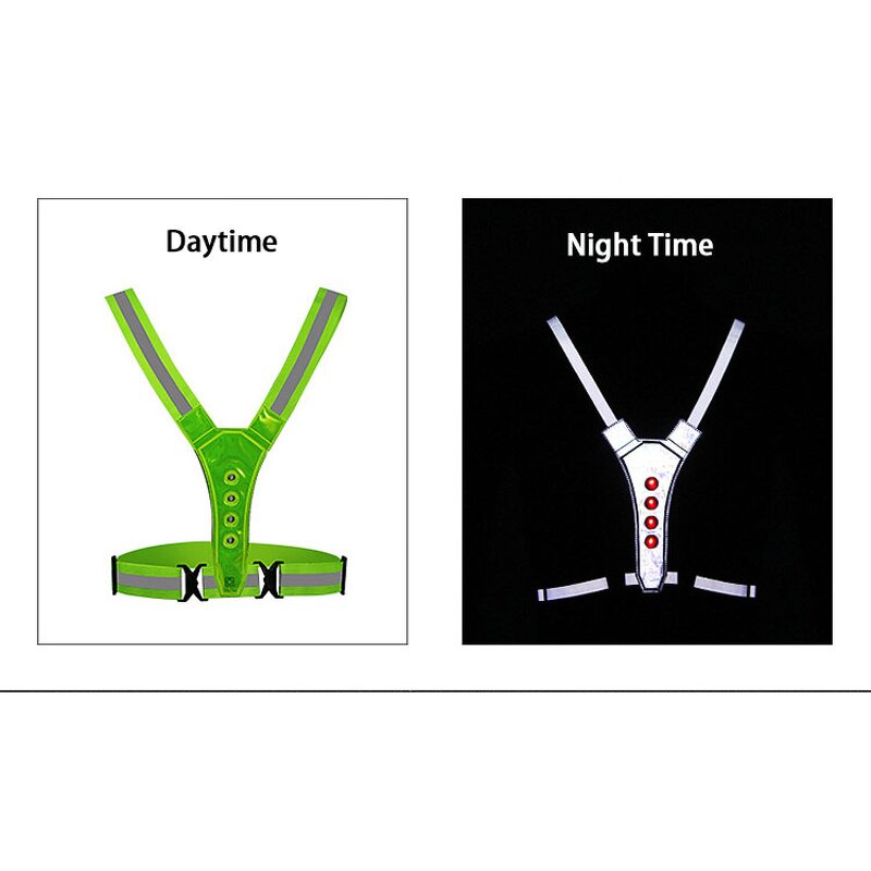 Safety Vest Manufacturer - Lightweight Adjustable Elastic High Visibility Reflective for Running Cycling Outdoor