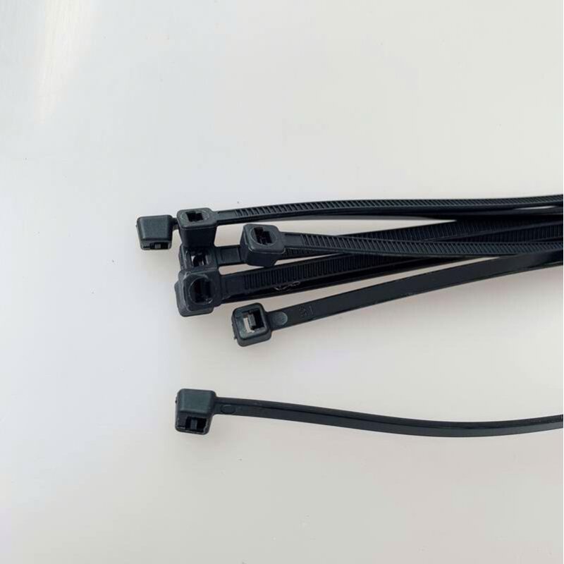 Cable Tie Manufacturer - 4.8x300mm 12 Inch Black Natural Self-locking UV Resistant