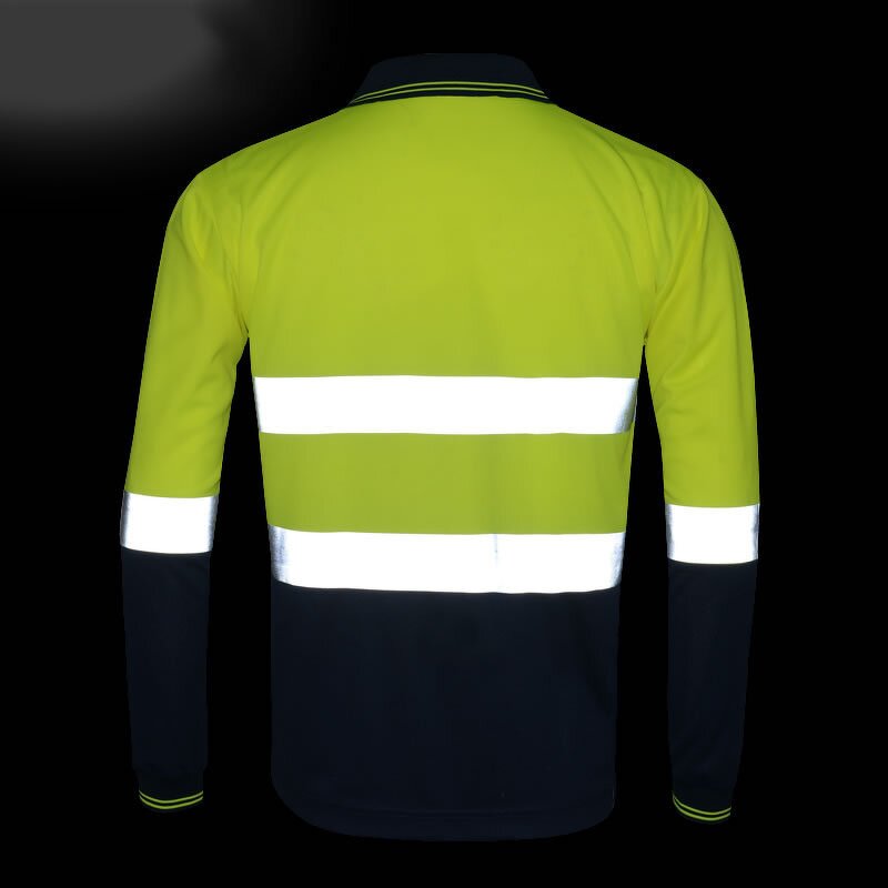 Safety Shirt Manufacturer - Long Sleeve High Visibility Reflective Construction Work