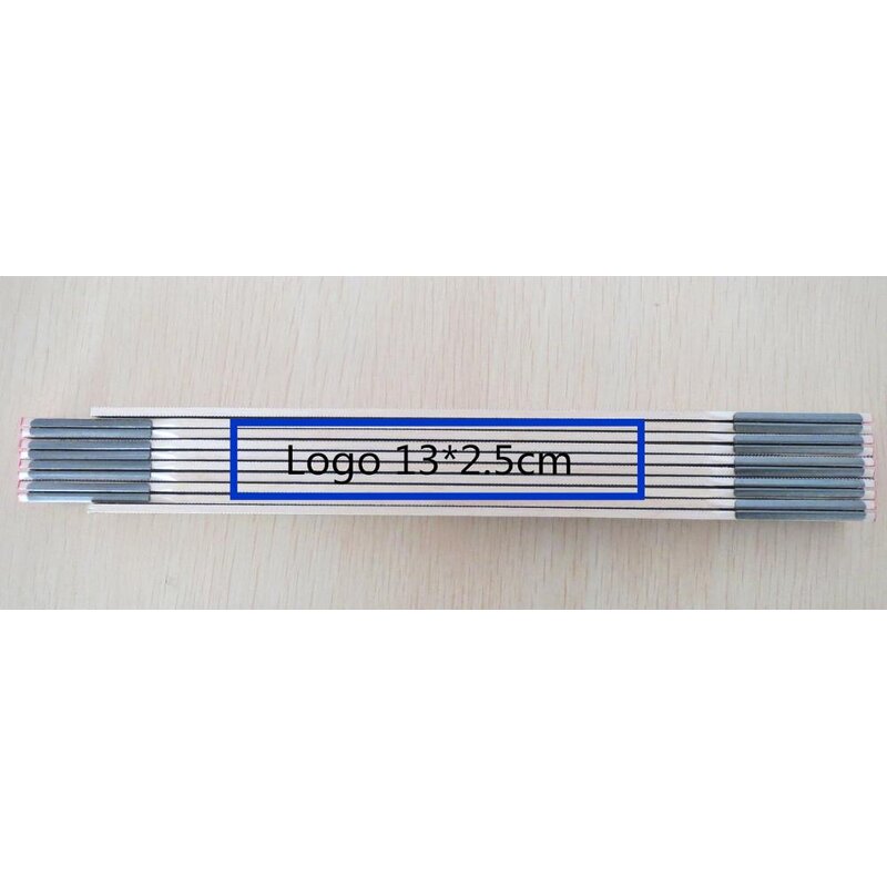 Folding Ruler Manufacturer - 2 Meters Red End Promotional Collapsible German Metric Wooden