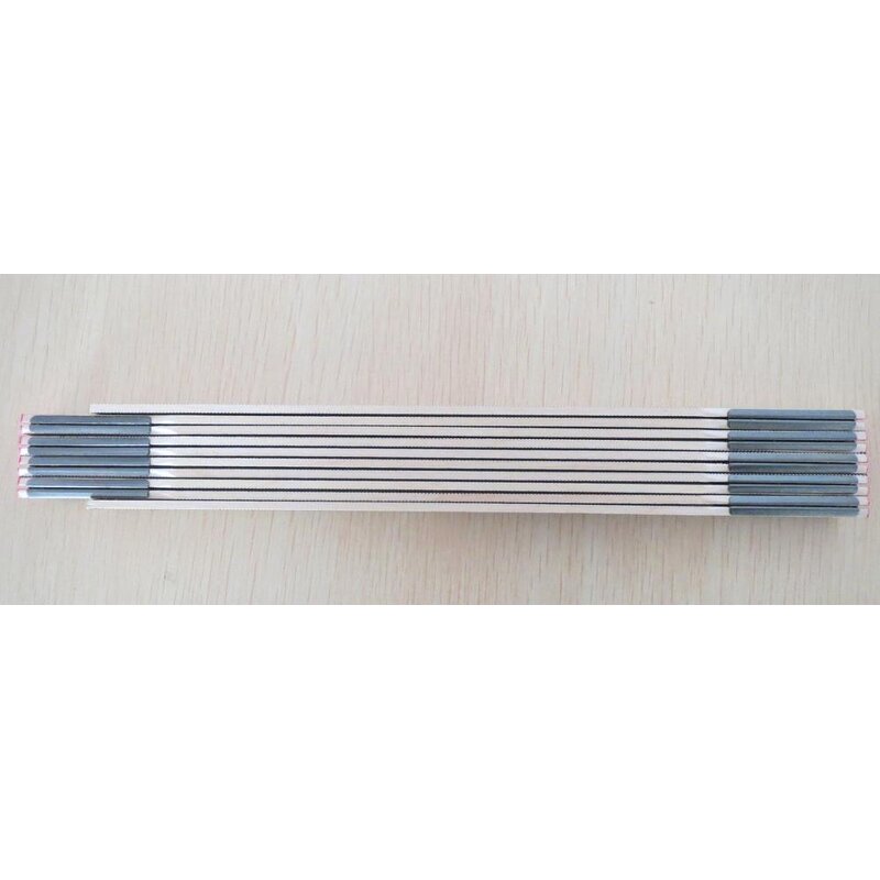 Folding Ruler Manufacturer - 2 Meters Red End Promotional Collapsible German Metric Wooden