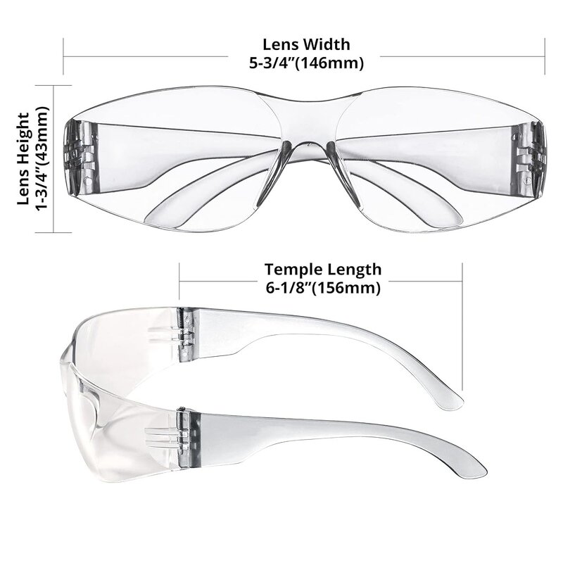 Safety Glasses Manufacturer - Impact Resistant Clear Protective for Work Lab Construction