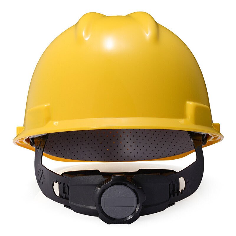 Safety Helmet Manufacturer - Yellow ABS Hard Hat Adjustable Ventilation Industrial Work Head Protection