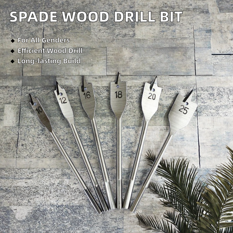Wood Drill Bit Manufacturer - 6mm Self-Feed with Flat Spade for Woodworking and Drilling