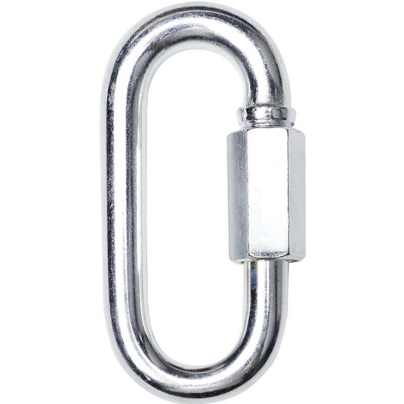 Safety Hook Chain Manufacturer - Runway Type Iron Galvanized Rope Dog Chain Swing Connection Climbing Insurance Buckle
