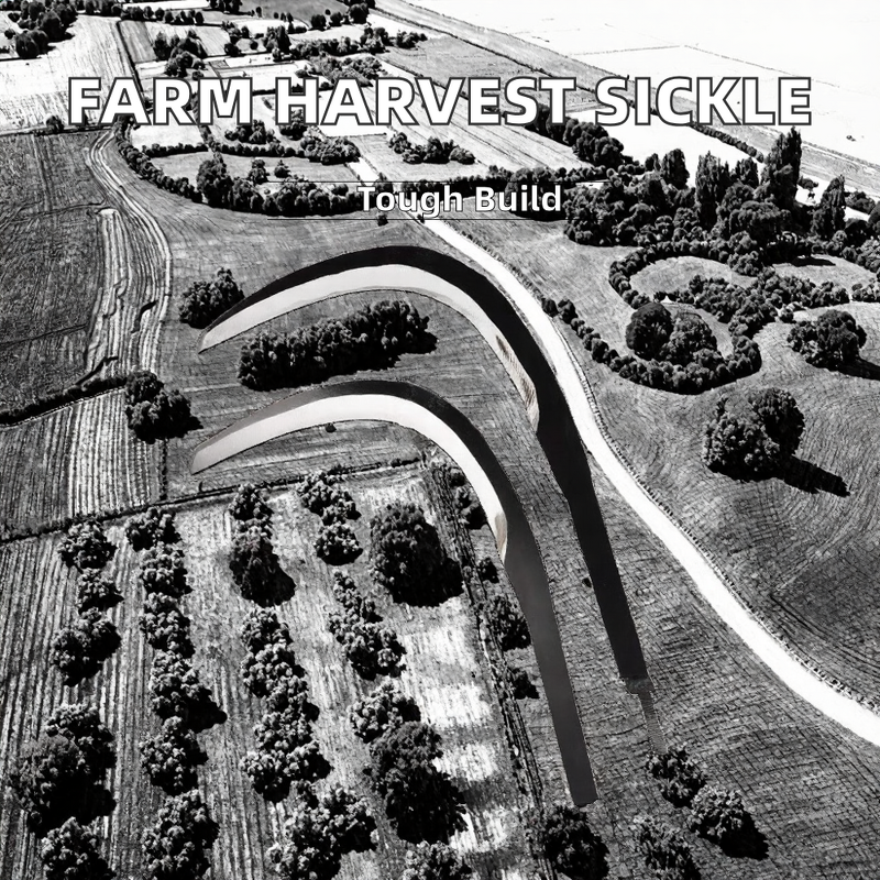 Sickle Manufacturer - High Quality Farming Cutting Tool Fiberglass Handle Betel Nut for Lawn Grass Corn Mowing