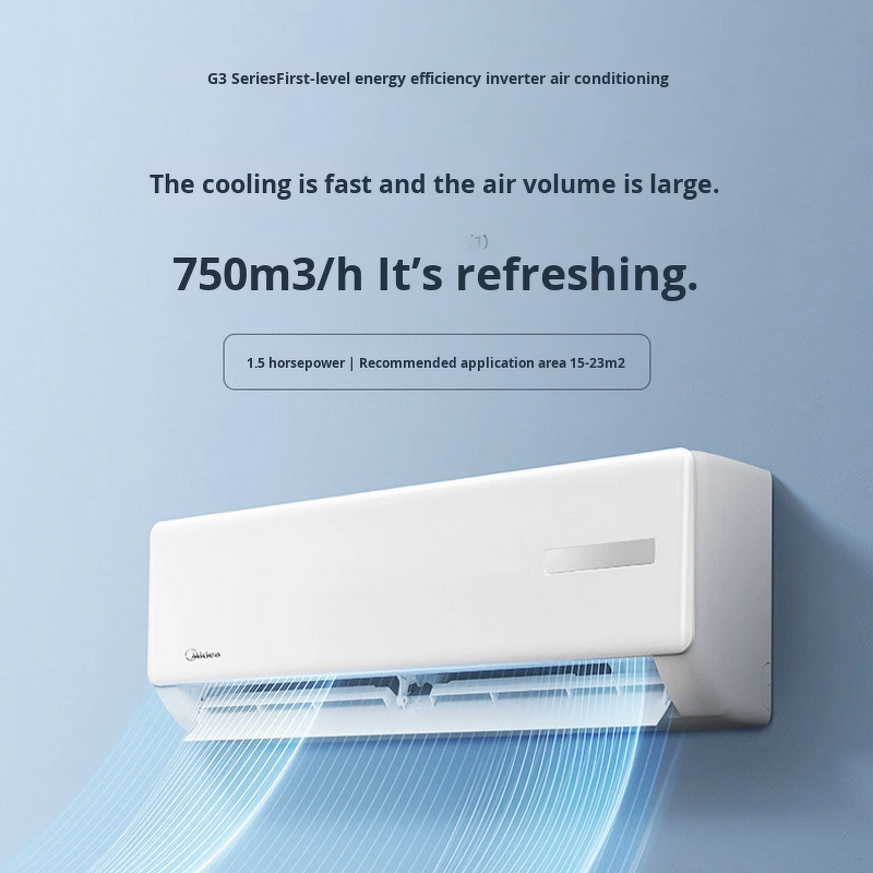 Air Conditioner Manufacturer - Midea 1.5 HP Wall-Mounted Cooling Only High Temperature Operation Low Noise Inverter