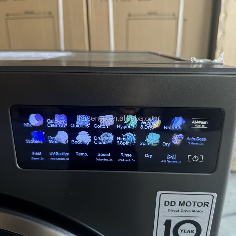 Washer Dryer Combo Manufacturer - LG15PW Front Load 15KG Smart DD Inverter Motor with Steam Hygiene Auto Door for Home Hotel