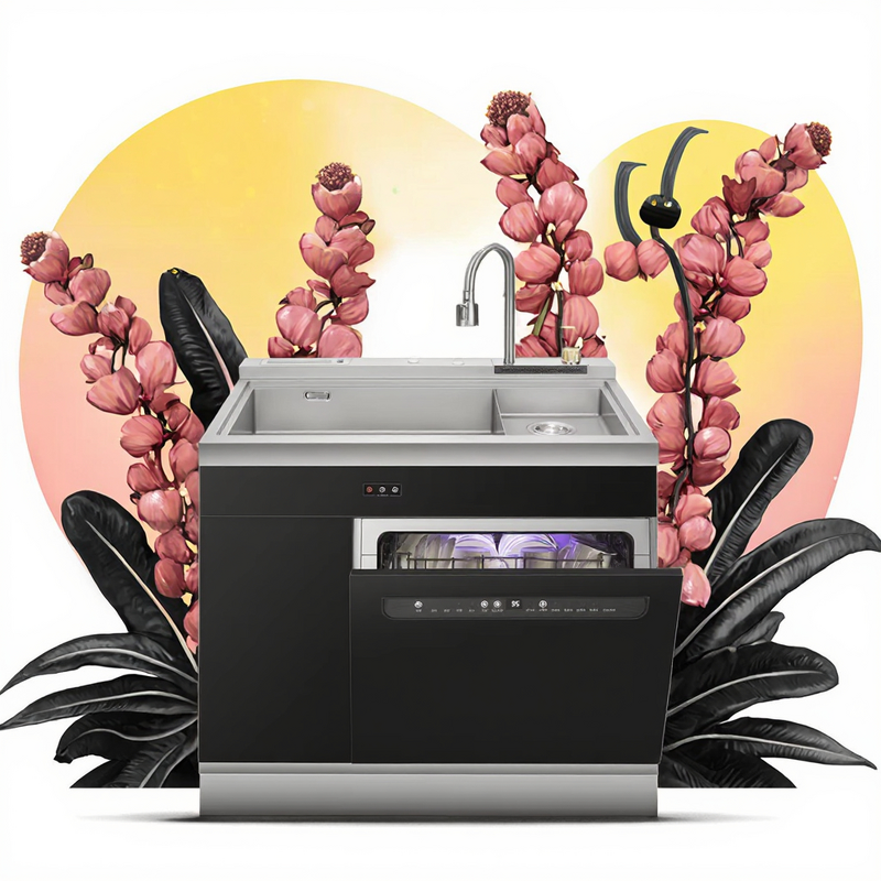 Dishwasher Manufacturer - Factory Direct X3-750 Smart Integrated Stainless Steel Automatic Household Sink Disinfection