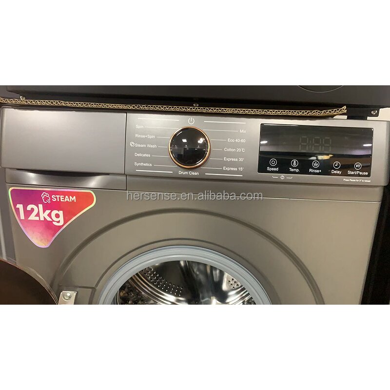 Washer and Dryer Machine Manufacturer - OEM Wholesale 12/7kg All-in-One Electric Stainless Steel with LED Display