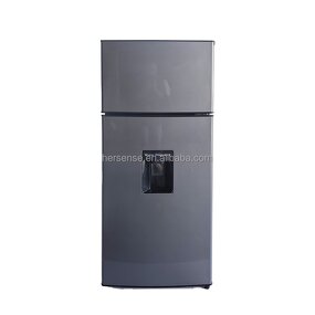 Refrigerator Manufacturer - 280L Silver 220V Double Door with Water Dispenser No Frost for Household Hotel