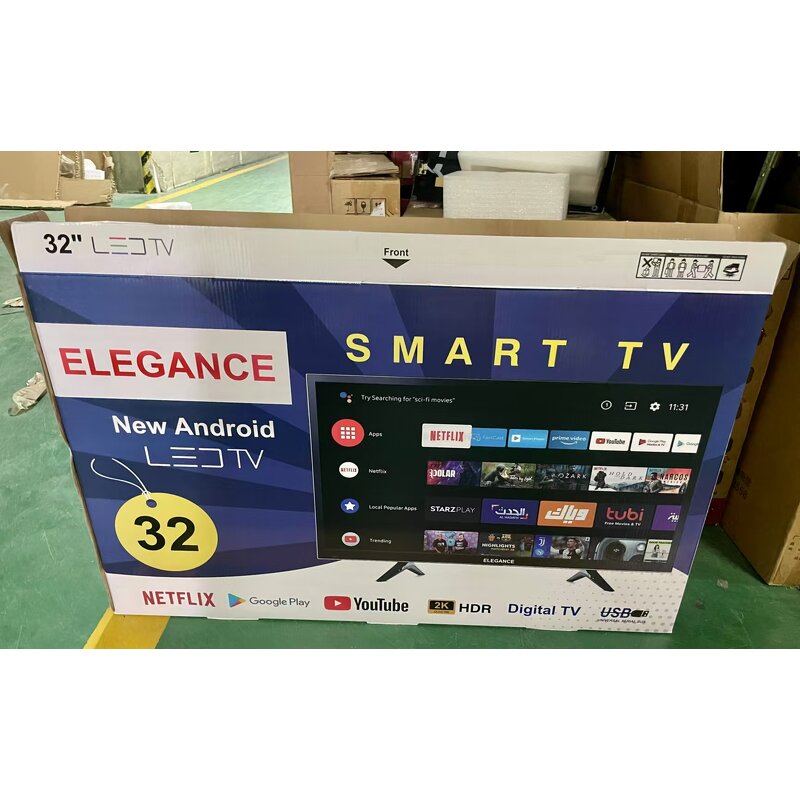 Smart TV Manufacturer - Africa 24 32 40 43 50 55 65 Inch LED with Android WiFi Language Adjustable