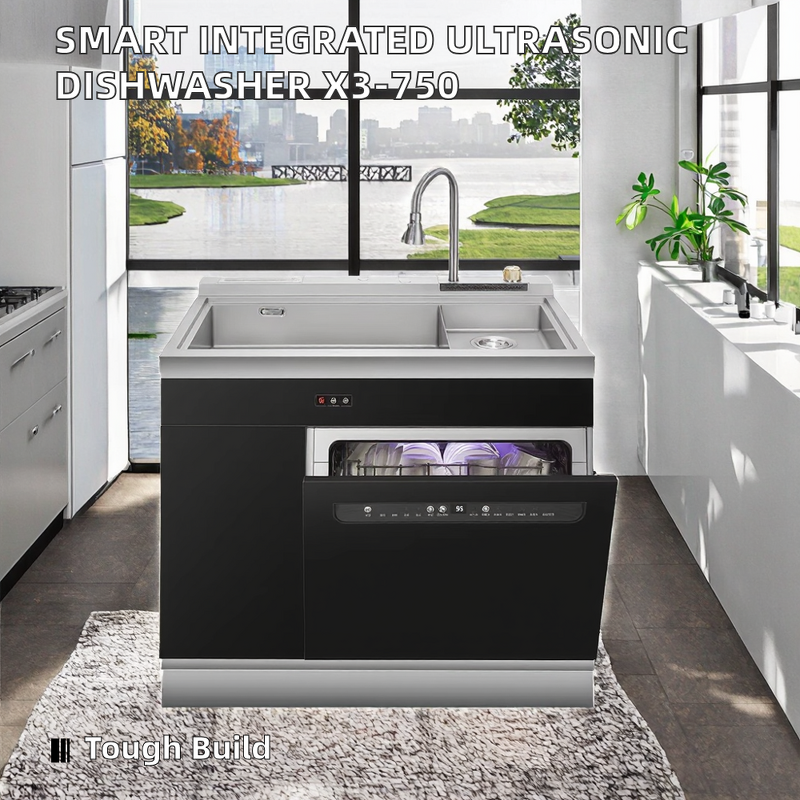 Dishwasher Manufacturer - Factory Direct X3-750 Smart Integrated Stainless Steel Automatic Household Sink Disinfection