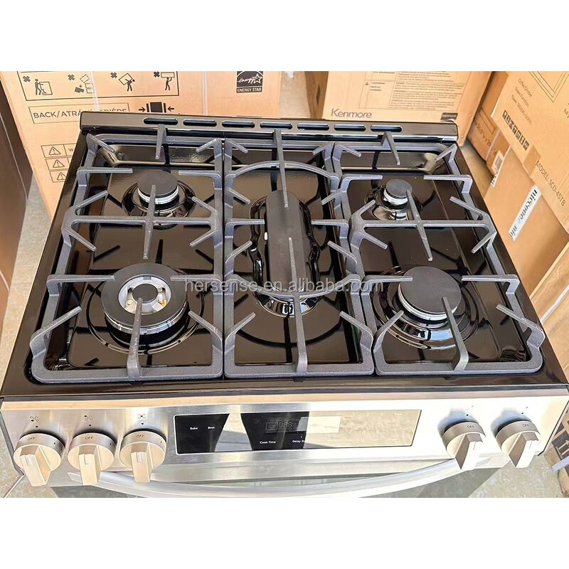 Electric Range Manufacturer - Touch Controls Oven 30 In. Professional with Tilt Panel Self-Cleaning 240V in Stainless Steel